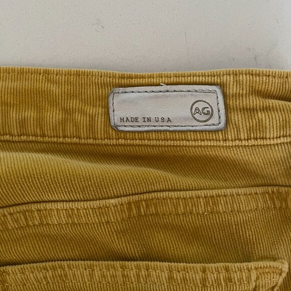 Anthropologie AG Adriano Goldschmied The Stevie Slim‎ Straight Leg Cords, 27R - Picture 5 of 8